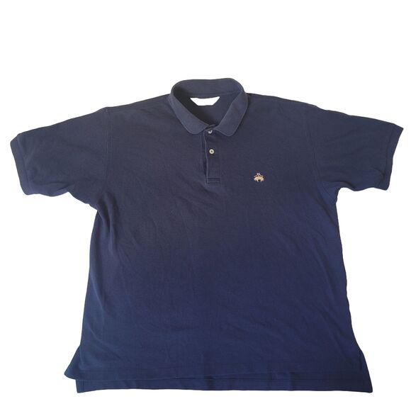 Brooks Brothers Other - Brooks Brothers Golden Fleece Polo Shirt Navy Large Made in USA 100% Cotton